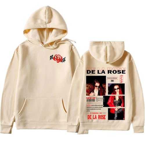 Genérico Sudadera con Capucha De Singer of The Rose 2025 Tour Pop Hip Hop para Hombre, Ropa Y2k De Gran Tamaño con Cremallera, Sudadera Informal (D XL)