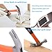 3 PCS 16oz Claw Hammer with Fiberglass Handle,Carbon Steel Nailing Hammer,Framing Hammer with Rip Claw,Anti-Vibration Grip