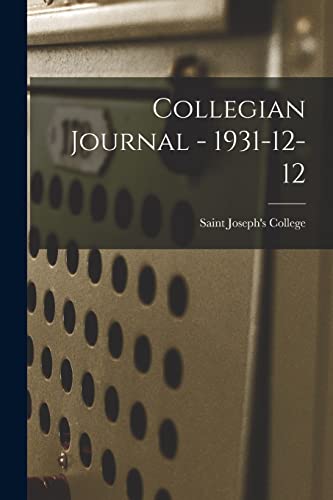 Collegian Journal - 1931-12-12