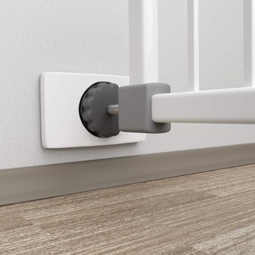 Hoffenbach Wandschutz Pads für Treppengitter und Türgitter (Rund, 4X)