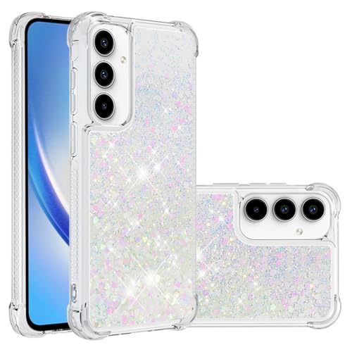 Coque Samsung Galaxy A37 paillettes flottantes style glamour pour fille
