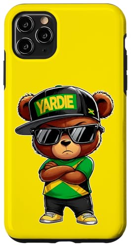YARDIE ジャマイカ ベア ジャマイカ国旗 ジャマイカの服 スマホケース iPhone 11 Pro Max 用