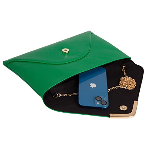 Image of JNB Faux Leather Envelope Clutch Purse
