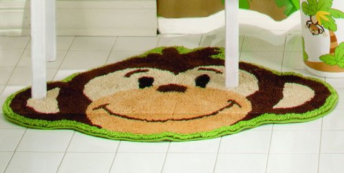 Saturday Knight Monkey Town Bath Rug
