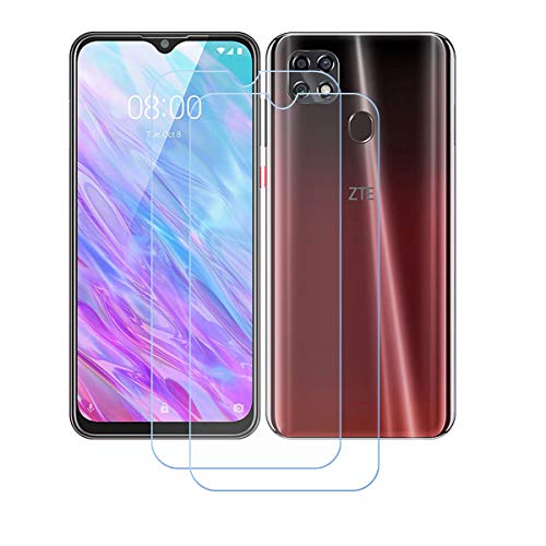 FZZ (2-Pack) Screen Protector for ZTE Zmax 10, Anti Scratch 9H Hardness Protective Film Premium HD Clarity Tempered Glass Friendly Designed for ZTE Zmax 10 (6.52')
