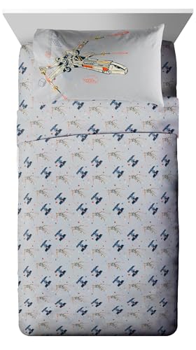 Image of Jay Franco Kids Comforter Set Includes Sheets and Pillow Covers - Soft and Cozy Bed Set for Stylish Room Decor, Official Licensed Bedding, Blue - LEGO, 5 Piece Twin