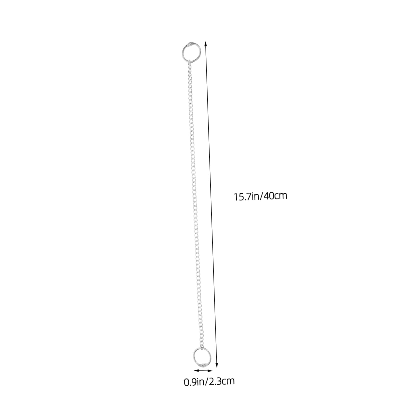 MUCKLILY Long-Lasting Iron Plant Hangers 20pcs Metal Hanging Chains for Wall Decor Billboards and Supermarkets