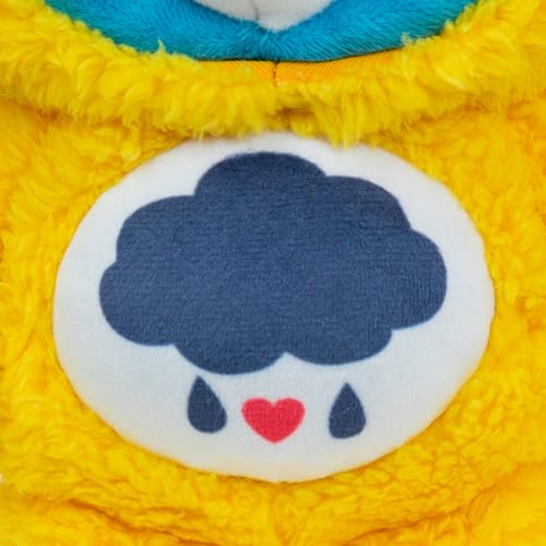 Care Bears - Basic Fun Grumpy Chick Bear 22 cm Bean Plüschtier, Oster-Teddy für Kinder ab 4 Jahren, Weiches Kuscheltier, Sammler-Stofftier im Küken-Kostüm