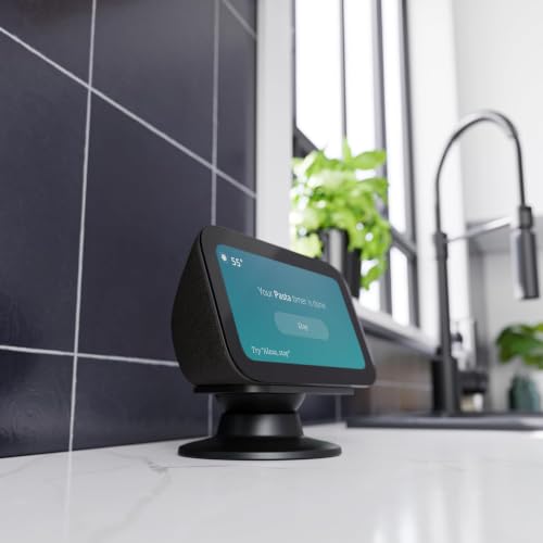 Echo Show 5 Bundle: Includes Echo Show 5 (3rd Gen, 2023 release), Charcoal & Made for Amazon Tilt & Swivel Stand, Charcoal - image 6