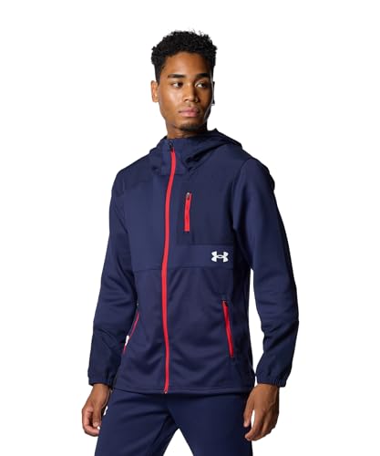 UNDER ARMOUR(アンダーアーマー) ウーブンアウター UAアーマーニット ハイブリッド フルジップ ジャケット メンズ