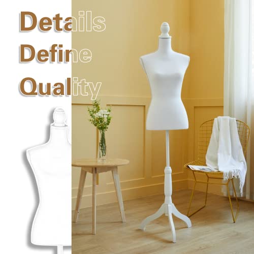 image for HOMBOUR Female Mannequin Body, Sewing Mannequin Torso Dress Form, Adju