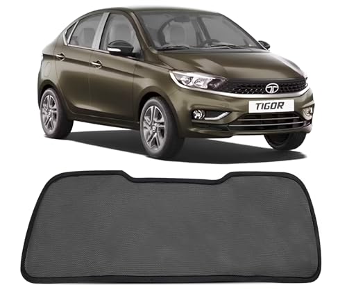 Image of Autofact Dicky Curtain for Tata Tigor| Custom Fit Rear Windshield Sunshade | UV & Heat Protection | Foldable Mesh | Privacy & Cooling Car Accessory