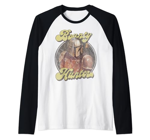 T-shirt Star Wars The Mandalorian haut baseball raglan rétro vêtement de collection pour adulte