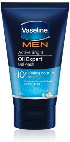 Vaseline Men Active Bright Gel Wash OIL EXPERT Gel Wash 100g X 1 pcs.