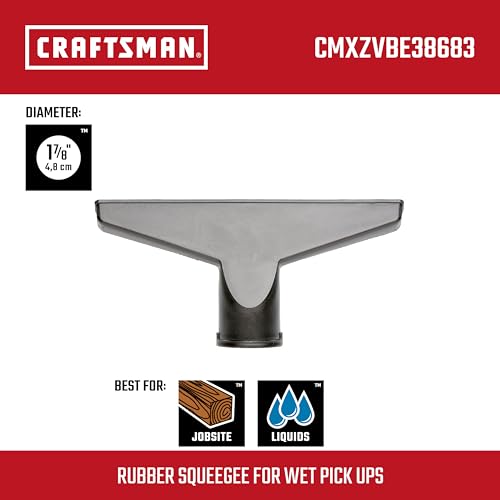 Image of CRAFTSMAN CMXZVBE38683 1-7 /8 in. Wet Nozzle Wet Dry Shop Vacuum Attachment