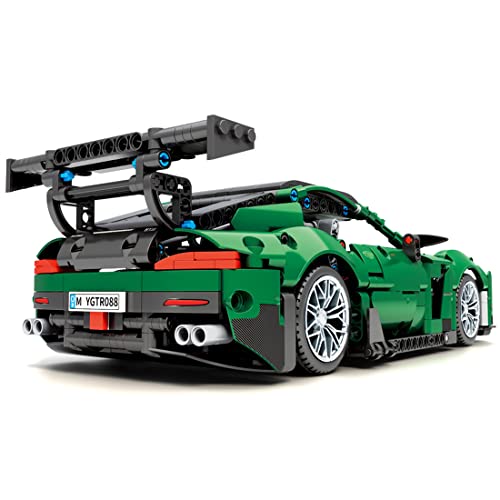 Tosbes Technik Sportwagen Modell Bausteine, for AMG Rennwagen, 1:14 1460+ Teile Sportwagen Modell Bausatz Klemmbausteine… – Bild 4