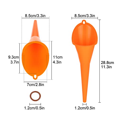 Oil Filter Wrenches &Oil Funnel,Motorcycle Primary Case Oil Funnel, & Crankcase Fill Funnel +Drip Free Oil Filter Funnel + O-Ring #11105 Primary Drain Plugs Fit For Harley Sporster Dyna #TOP3