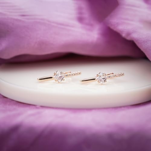 Image of Modern Dangle Earrings for Women | Chic Statement Earrings for Girls | Stylish Lightweight Fashion Jewelry for Casual, Party & Special Occasions