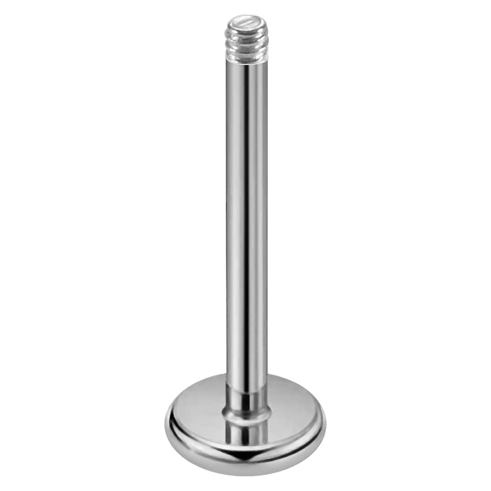 Lip Labrets 12MM G23 Grade Titanium Threaded for 16G(1.2MM) Acessories