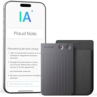 Plaud Note Registratore Vocale AI Professionale con Custodia Audio Digitale Trascrizione Riassunti...