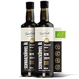 Schwarzkümmelöl gefiltert kaltgepresst (2×500ml) in Bio Qualität – Nigella Sativa Kümmelöl Black Seed Oil – Aus deutscher Ölmanufaktur