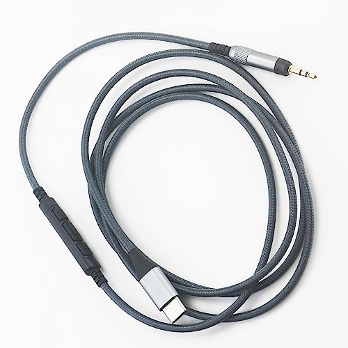 Image of NewFantasia USB C Audio Cable Compatible with Sennheiser HD598SE HD598 HD560s HD620S HD598Cs HD599 HD579 Headphone, Remote Volume Mic Compatible with iPhone 15, for Samsung Galaxy for Oneplus Android