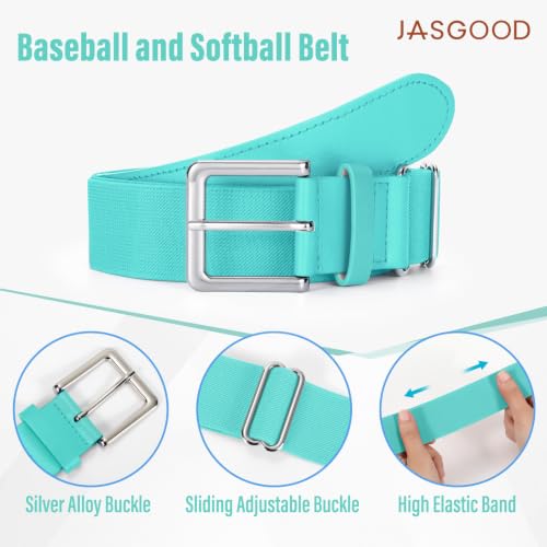 Image of Baseball Socks and Belt for Youth Adult Softball Socks Combo Elastic Waist Belt for Men Kids Boys Girls Women JASGOOD