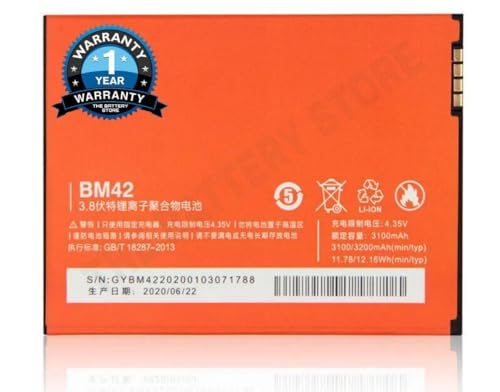 Image of THE BATTERY STORE Original BM42 Battery for Redmi Note 3G /4G Note Battery with 1 Year Warranty****(DD2077)