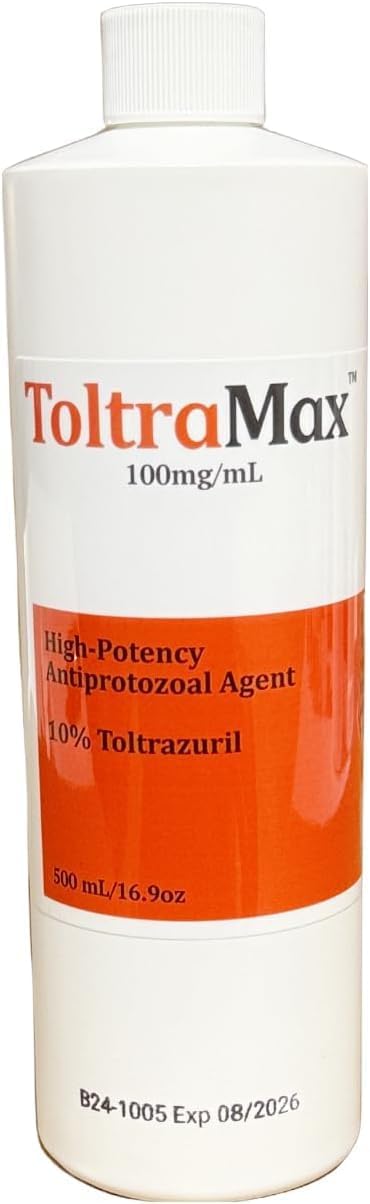 Toltrazuril 10.0% for Horses, Dogs, Cats, 500mL/16.9 Ounce, for Non-Food Chain Animals, Peanut Butter