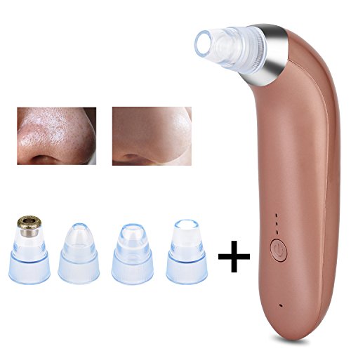 ChiTronic Electric Facial Pore Cleanser Blackhead Cleaner Acne Remover Tool, Rose Gold
