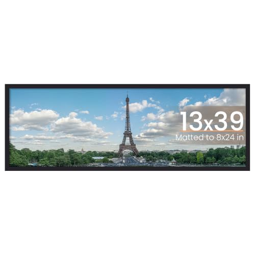 Image of upsimples 13x39 Picture Frame, Wall Decor Poster Frames, Black 1 Pack