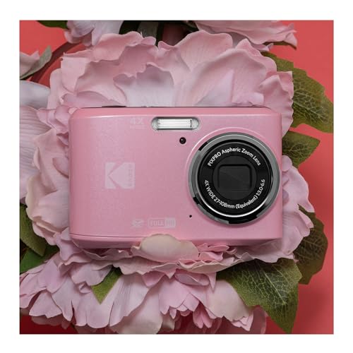 Image of Kodak PIXPRO FZ45 16MP Point and Shoot Digital Camera with 4X Optical Zoom - Compact 27mm Wide Angle Lens for Clear Photos - 2.7 Inch LCD Screen for Families and Travelers - Pink