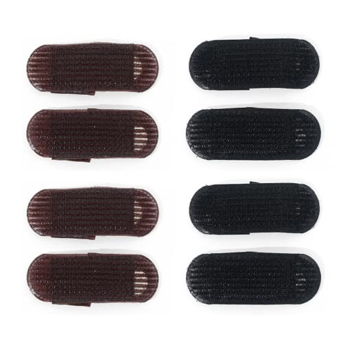 Luoyuanjia 8 PCS Hair Base Clip Fluffy Hair Head Cushion Hair Insert Pads Volume Bump Clip Bump It Up Hair Pad Accessories for Women Girls