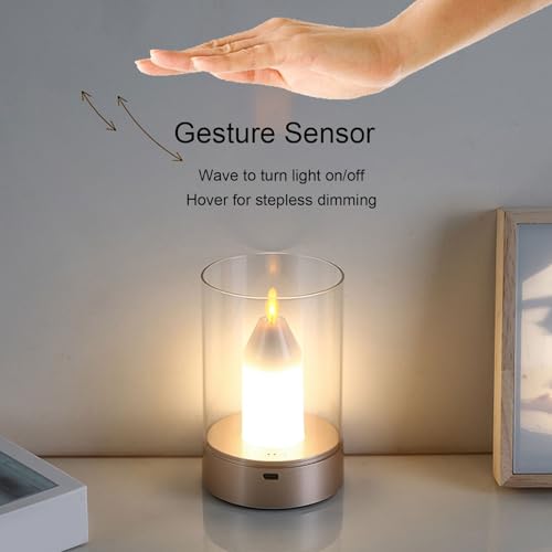 Bougie LED avec capteur de geste pour éviter les risques de flamme