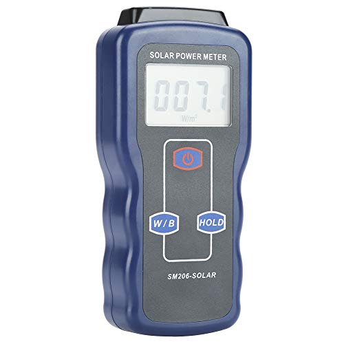 Image of Digital Solar Power Irradiance Meter Sun Light Radiation Tester Measuring Energy Insolation Testing Instrument Pyranometer for Solar Energy Research
