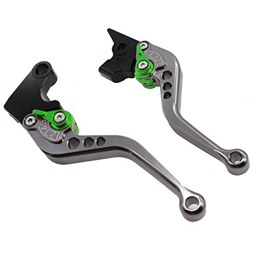 FXCNC CNC Aluminum Short Adjustable Brake Clutch Levers Compatible with YFM700 Raptor 700 R 2008-2022, YFZ450 YFZ450R YFZ450X 2008-2020, YFM250 Raptor 2008-2013, Raptor 250R 2011