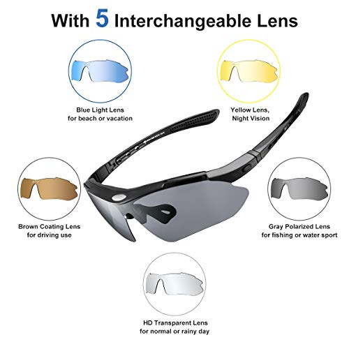 ROCKBROS Polarized Sunglasses Men Women UV Protection Cycling Glasses MTB Sunglasses, Suitable for Myopia Glasses4