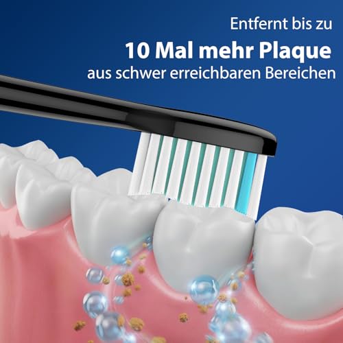 Rebeool 16 Stück Ersatzbürsten Kompatibel mit Philips Sonicare, Zahnbürstenaufsatz für Protective 4500, 5100, 3100,4300, Diamond 9000, 9400 Aufsteckbürste für täglich präzise Zahnreinigung 3