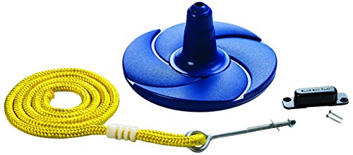 CREATIVE CEDAR DESIGNS Disk Swing with Rope- Blue, One Size