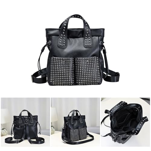 Sac à main œil unique et rivets pour vos sorties urbaines