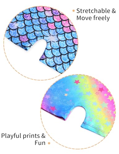 Image of 2 Pack Leotard for Girls Gymnastics Sparkly Sleeveless Unitards