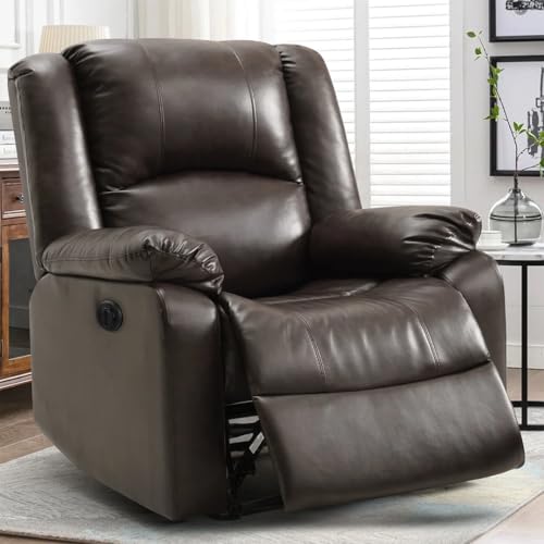 Image of Seventh Heaven Phoenix 1 Seater Motorised Recliner | Single Sofa Chair for Living Room Comfort | Ergonomic Design (Leatherette - Brown)