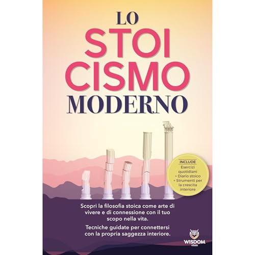 Lo stoicismo moderno Audiolibro Por Wisdom Vitale arte de portada