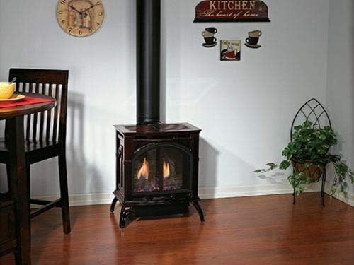 Empire Comfort Systems Heritage Cast Iron Matte Black Stove DVP20CC30FN - Natural Gas