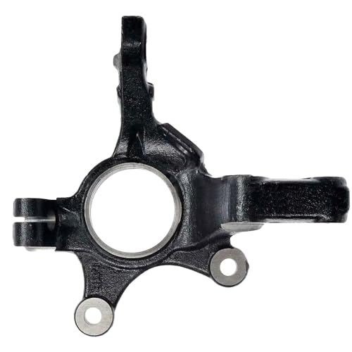 Image of Detroit Axle - Front Left Steering Knuckle for Ford 2005-2012 Escape, 2005-2011 Mazda Tribute Mercury Mariner, 2006 2007 2008 2009 2010 Driver Side Steering Knuckle Assembly Replacement