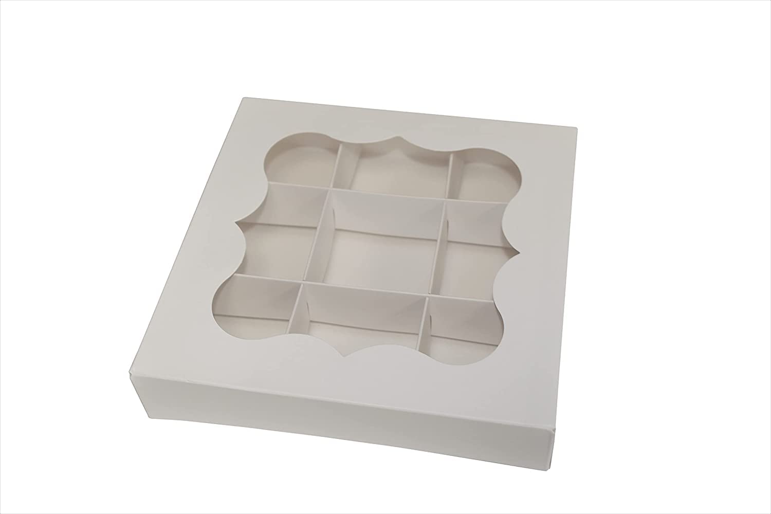 Generic Gift Sweet/Gift Box - 9 Grid Section (5) - 15cm x 15cm x 3.5cm