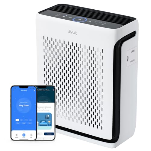 LEVOIT | HEPA Luftreiniger | Air Purifier mit Lichtsensor und waschbarem Vorfilter | 23 dB | CADR...