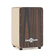 PERFECT FOR BUSKING AND MUSIC ON THE MOVE - The Compact Cajon by Gear4music is ideal for younger players, or for performers looking for a more portable percussion solution. EXPLORE A VARIETY OF BOLD TONES - Featuring a beech back and sides and adjust...