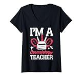 Photo Gallery donna cosmetologo funny i m a cosmetology teacher graphic maglietta con collo a v Photo Gallery donna cosmetologo funny i m a cosmetology teacher graphic maglietta con collo a v