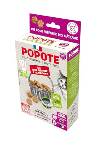 POPOTE – Friandises pour Chat – Recette au Canard – Riche en Protéines Animale – Haute Digestibilité – Fabrication Française – A Cuisiner à la...